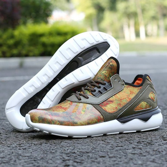 adidas Other - ADIDAS Tubular Running Leaf Camo Shoes